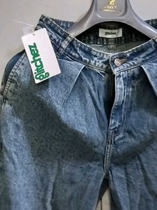 Wide Leg Denim Jeans