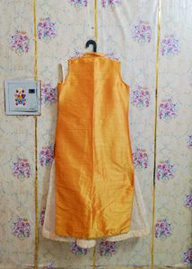 🇳🇿💫🎀Elegant Orange &amp; Cream Ethnic Gown