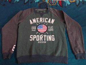 Max Olive Green American Sporting Kids Sweatshirt