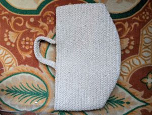 Textured Hobo Handbag