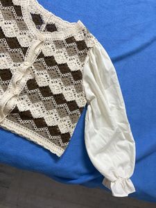 Crochet Knit Cardigan