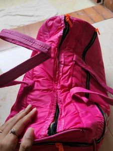 Pink Woodland Duffel Bag