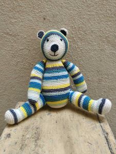 Handmade Crochet Teddy Bear Toy✨