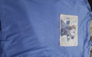 Blue T-Shirt with Sequins