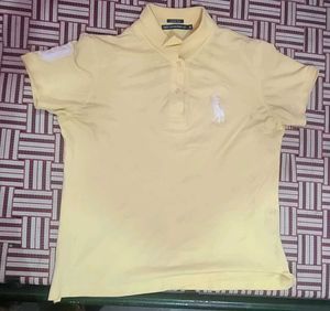Pale Yellow Polo T-Shirt