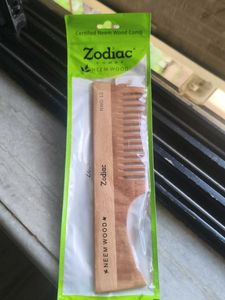 Zodiac Neem Wood Comb