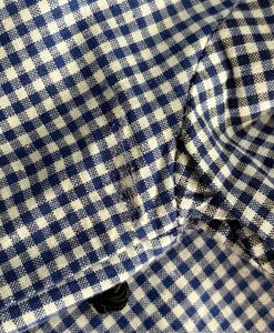 ✨SALE✨Blue Gingham Mandarin Collar dress