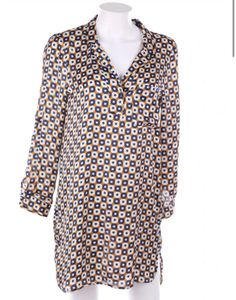 Zara Geometric Print Tunic Top