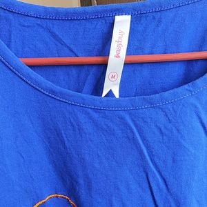 cotton embroidered t-shirt