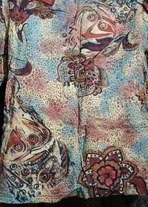 Boho Paisley Print Tunic Top