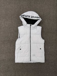 Hooded Puffer Vest - Bright Future