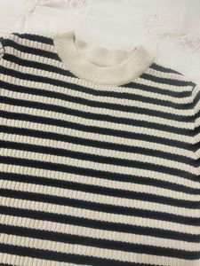 Striped Knit Top
