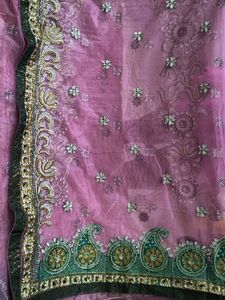 Embellished cifon Saree