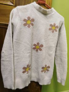 Floral Knit Sweater