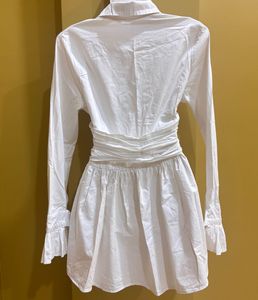 Chic White Shirt Dress