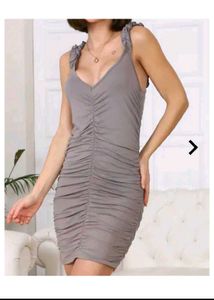 Chic Ruched Mini Dress