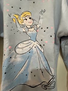 Cindrella Print Sweatshirt By Yk Disney 6-8 Yrs