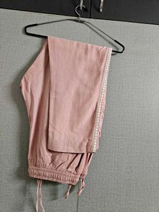 Elegant Pink Chikankari Kurta Set