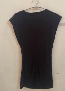 Black Graphic Print Top