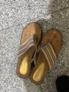 Sparkly Embellished Flip-Flops