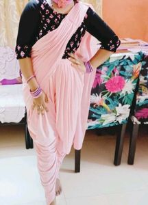 Western Stylish Party Wear Pattiala Half Saree