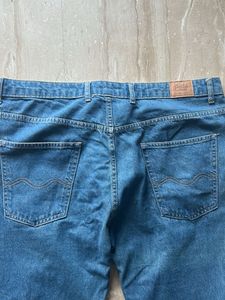 Blue Denim Jeans souled store straight + baggy
