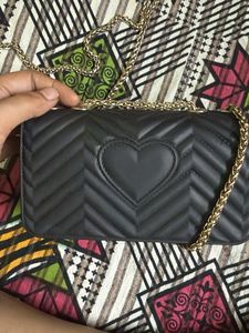 Chic Black Quilted Crossbody Bag
