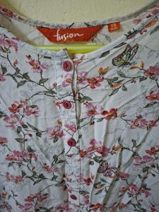 Floral Print Kurta Set