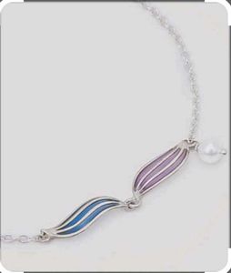 Caratlane Shaya Wave &amp; Pearl Bracelet