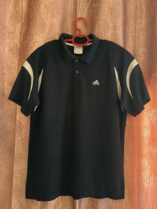 Adidas Black Polo T-Shirt