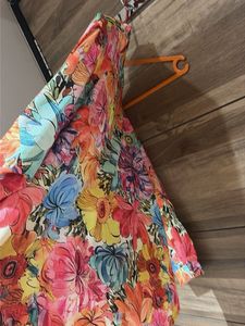 Vibrant Floral Print Button-Up Shirt
