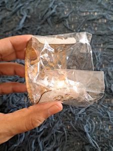 New Silver Bracelet With Golden Lining