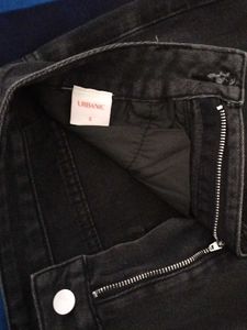 Black ripped baggy savana jeans for women