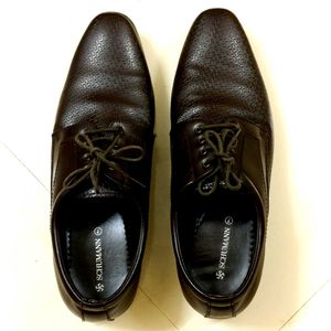 Schumann Textured Durby Shoes (Coffee Brown)