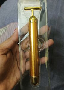 Golden Rod Facial Massager