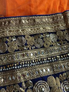 Vibrant Orange Lehenga Choli
