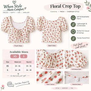 Floral Crop Top