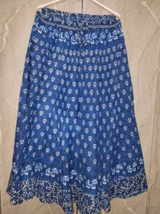 Blue long Skirt