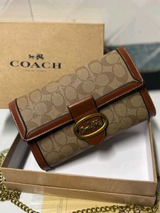 LATEST COACH  SLING CUM WALLET* WD BOX