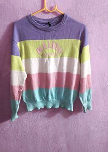 Pastel Malibu Sweater And White high Neck Sweate