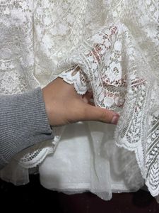 White Sleeveless Mini Dress