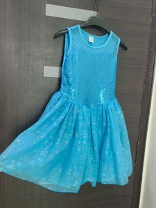 Blue Frozen Frock