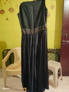Elegant Black Sequined Gown