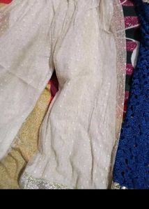 Blue Kurta Sharara Set for Girls