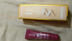Foxtale Brightening Lip Balm and Mars Matte founda