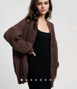 Urbanic Cozy Brown Cardigan