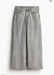 H&M grey Wide Leg Jeans