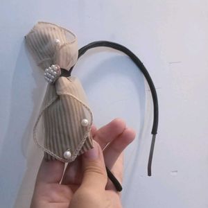 Pearl Bow Headband