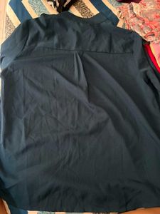 Tokyo Talkies plain oversized shirt cum top