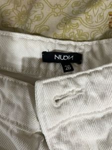 NUON white jeans🤍
